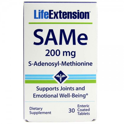 LIFE EXTENSION SAMe (S-adenosyl-methionine) 30 tabs