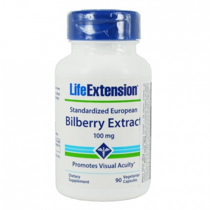 Life Extension Standardized European Bilberry Extract 100mg 90caps