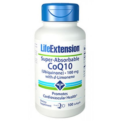 Life Extension Super Absorbale Coq10 D-Limon 100mg 100soft