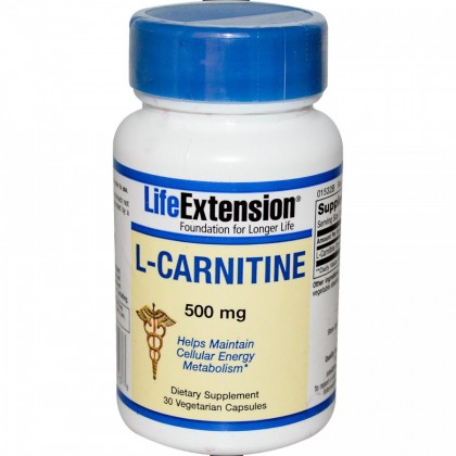 Life Extension L-carnitine 500mg 30caps