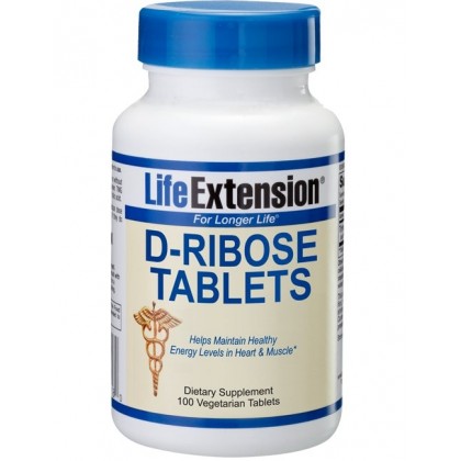 Life Extension D-Ribose 100 Veg Caps