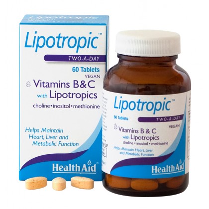 HEALTH AID Lipotropic B+C 60 Ταμπλέτες