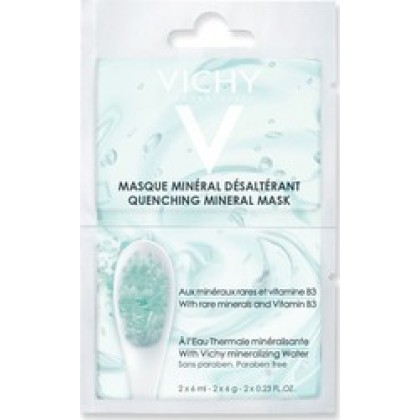 Vichy Quenching Mineral Mask With Rare Minerals & Vitamin B3 2X6ml 