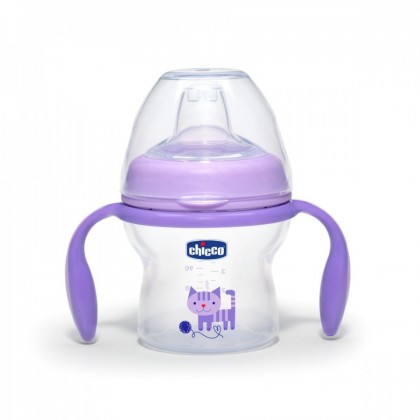 Chicco Εκπαιδευτικό Ποτηράκι 6m+ Λιλά Χρώμα 150ml