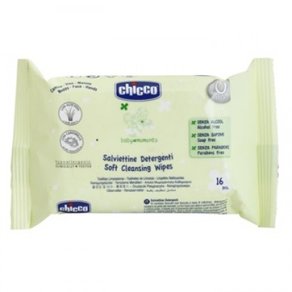 CHICCO BABY MOMENTS Μωρομάντηλα 16τμχ.