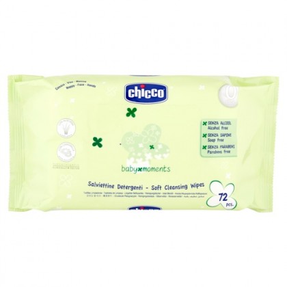 CHICCO BABY MOMENTS Μωρομάντηλα 72τμχ.