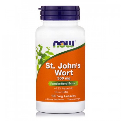 Now Foods St. John's Wort Extract 300mg 100 Veg.Caps.