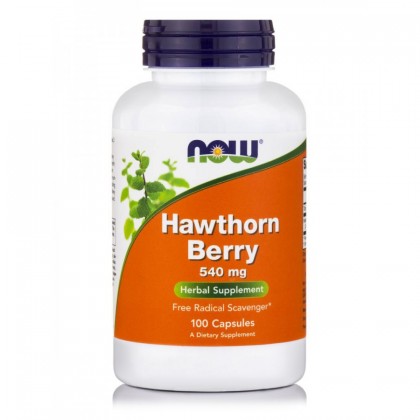 Now Foods Hawthorn Berry 540mg 100 Veg.Caps.