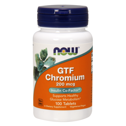 Now Foods GTF Chromium 200mcg Yeast Free 250tabs