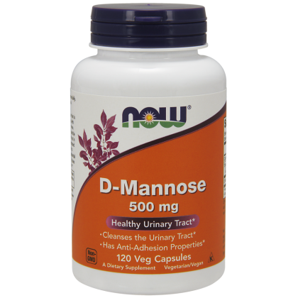Now Foods D-Mannose 500mg 120 Veget.caps