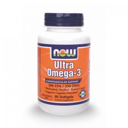 Now Foods Ultra Omega-3 500 EPA/250 DHA 90 Softgels