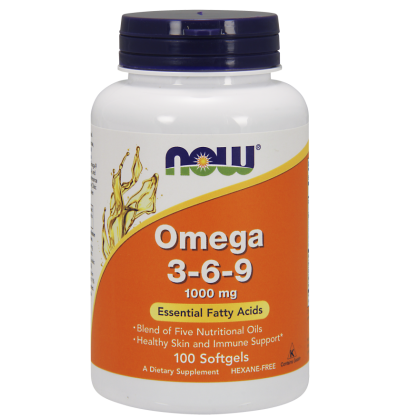 Now Foods Omega 3-6-9 1000mg 100 Softgels