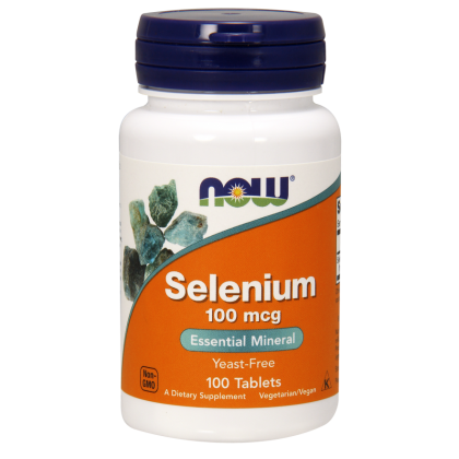 Now Foods Selenium 100mcg 100tabs