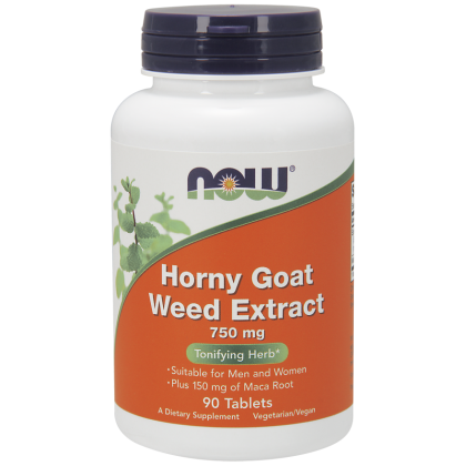 Now Foods Horny Goat Weed Extract 750mg 90tabs