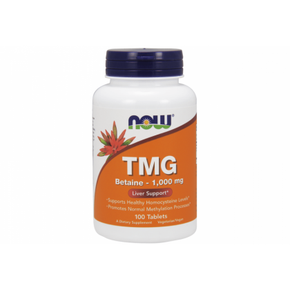 Now Foods TMG (Trimethylglycine) 1000mg 100Tabs