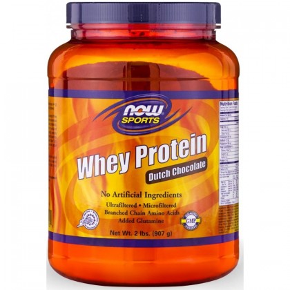 Now Foods Whey Protein Dutch Chocolate 907gr