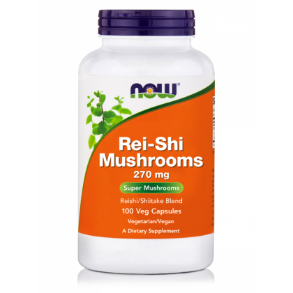 Now Foods Rei-Shi Mushrooms 270mg 100 Veget.caps