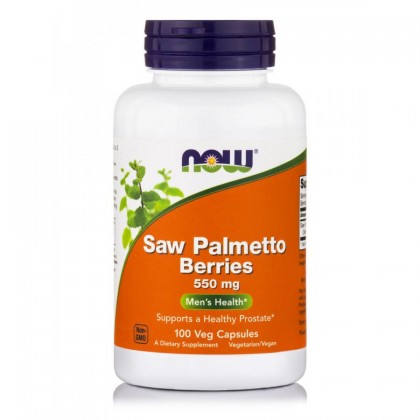 Now Foods Saw Palmetto Berries 550 mg 100 Veg.Caps.