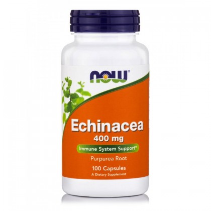 Now Foods Echinacea (Purpurea Root) 400mg. 100 Veg.Caps.