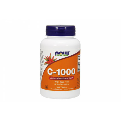 Now Foods C-1000, with Rose Hips & Bioflavonoids, Ταχείας Αποδέσμευσης, 100tabs