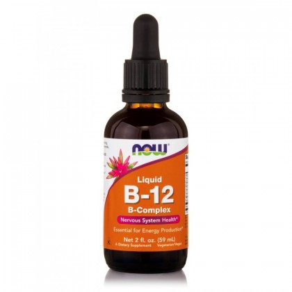 Now Foods Liquid B-12, B-Complex 59ml