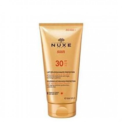 Nuxe Sun Delicious Lotion High Protection SPF30 Αντιηλιακό Γαλάκτωμα για Πρόσωπο & Σώμα 150ml