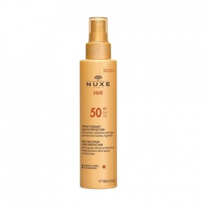 Nuxe Sun Melting Spray High Protection SPF50 Αντηλιακό Γαλάκτωμα για Πρόσωπο & Σώμα 150ml