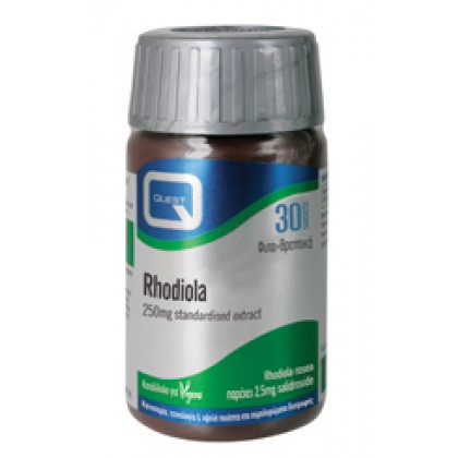 QUEST Rhodiola 250mg 30 Ταμπλέτες