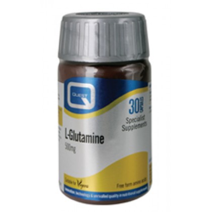 QUEST L-Glutamine 500mg 30 Κάψουλες