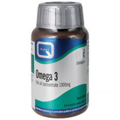 QUEST Omega 3 Fish Oil Concentrate 1000mg 90 Κάψουλες