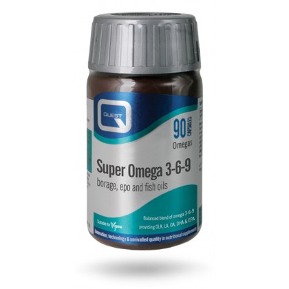 QUEST Super Omega 3-6-9 90 Κάψουλες
