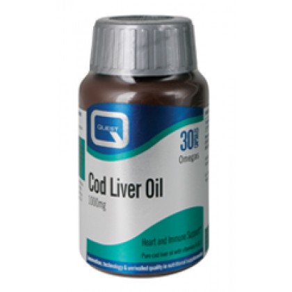 QUEST Cod Liver Oil 1000mg 30 Κάψουλες