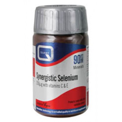 QUEST Synergistic Selenium 200mg With Vitamins C & E 90 Ταμπλέτες