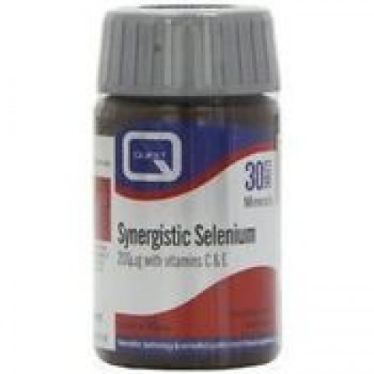QUEST Synergistic Selenium 200mg With Vitamins C & E 30 Ταμπλέτες