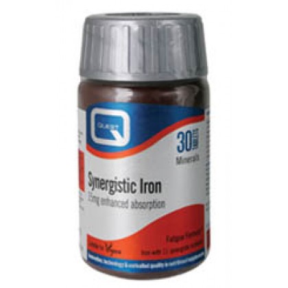 QUEST Synergistic Iron 15mg 30 Ταμπλέτες