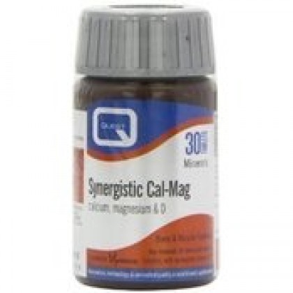 QUEST Synergistic Cal-Mag Calcium Magnesium & D 30 Ταμπλέτες