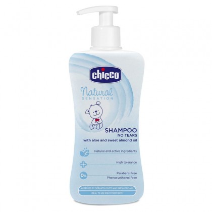 Chicco Natural Sensation Σαμπουάν με Αλόη & Λάδι Αμυγδάλου 300ml