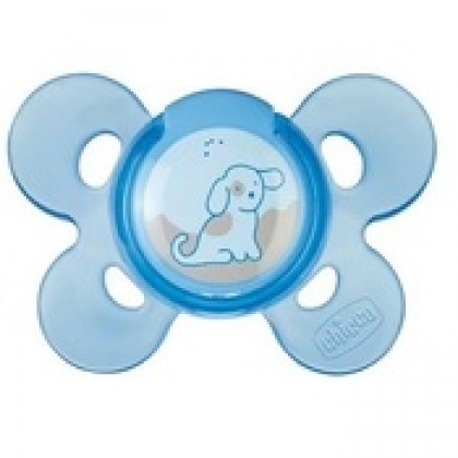 CHICCO ΠΙΠΙΛΑ ΣΙΛΙΚΟΝΗ ΜΠΛΕ 0-6m+ PHYSIO COMFORT 1ΤΜΧ