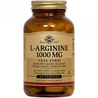 SOLGAR L-Arginine 1000mg 90 Κάψουλες