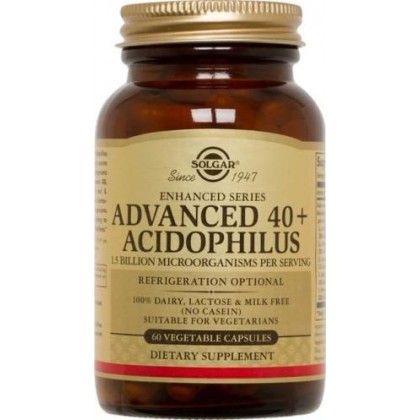 SOLGAR Advanced 40+Acidophilus 60 Κάψουλες