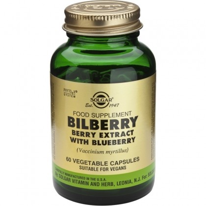 SOLGAR Sfp Bilberry Berry Extract 60s Κάψουλες