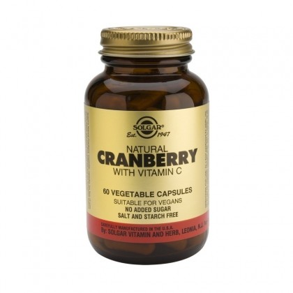 SOLGAR Cranberry With Vitamin C 60 Κάψουλες