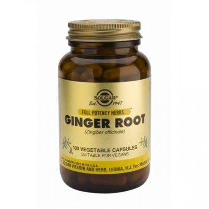 SOLGAR Ginger 520mg 100 Κάψουλες