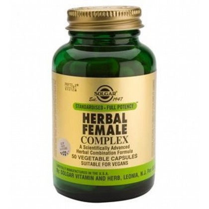 SOLGAR Sfp Herbal Female Complex 50 Κάψουλες