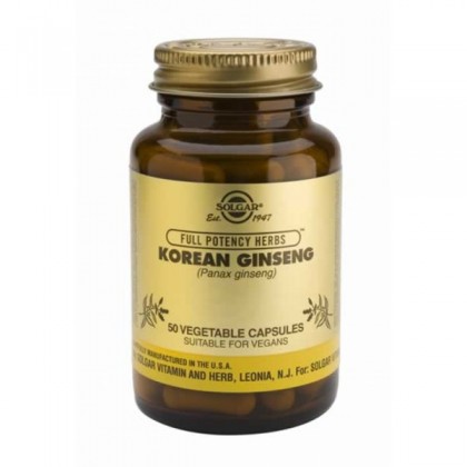 SOLGAR Koren Ginseng 520mg 50 Κάψουλες