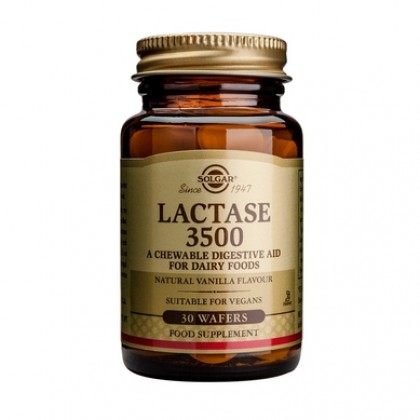 SOLGAR Lactace 3500 Chewable 30 Ταμπλέτες