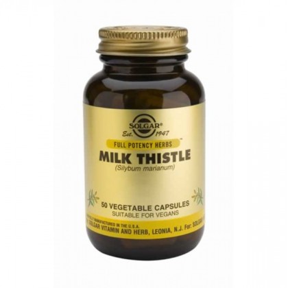 SOLGAR Milk Thistle 100mg 50 Κάψουλες