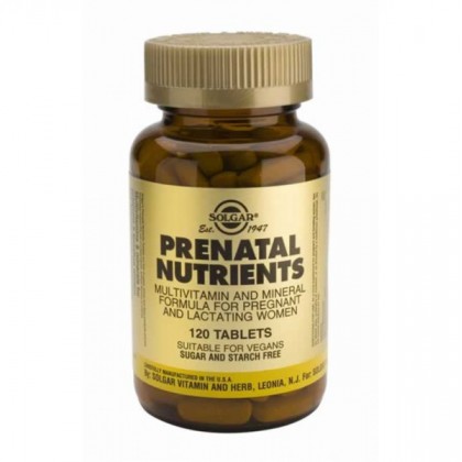 SOLGAR Prenatal Nutrients 120 Ταμπλέτες