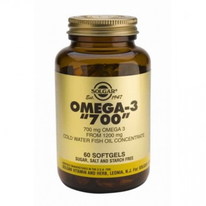 SOLGAR Omega 3 700 Softgels 60 Κάψουλες