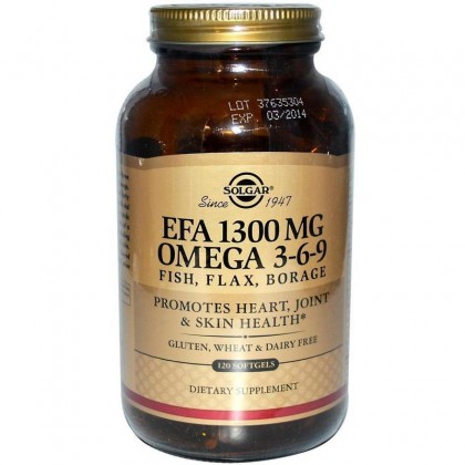 SOLGAR Omega-3-6-9 Softgels 120S Κάψουλες